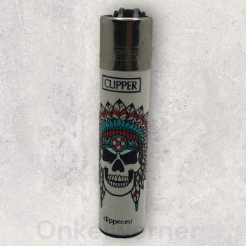 Skulls 11 - 1/4 Clipper Feuerzeug 